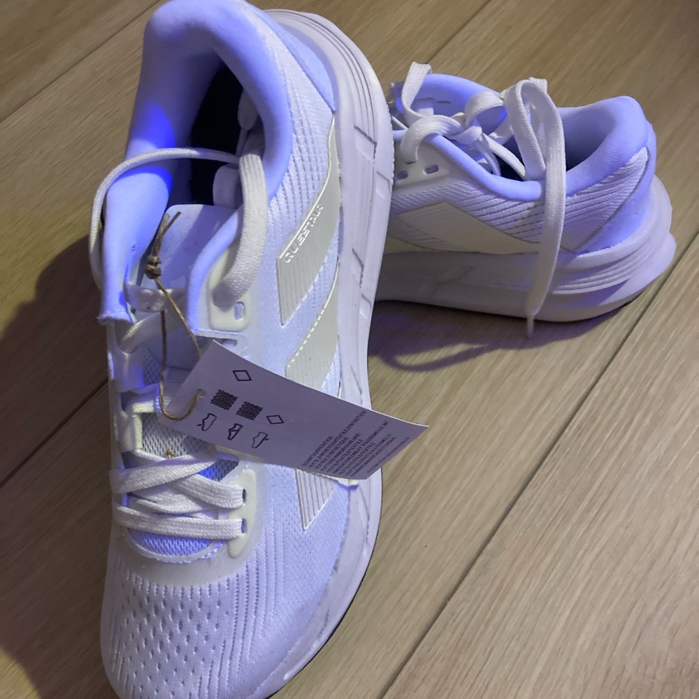 adidas White Athletic Shoes Modern Design